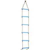 Alomejor Escalera de Escalada para niños Cuerda para niños Cuerda de Escalada con 6 peldaños para el Marco de Escalada…